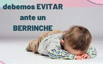 4 Cosas que debemos evitar ante un berrinche